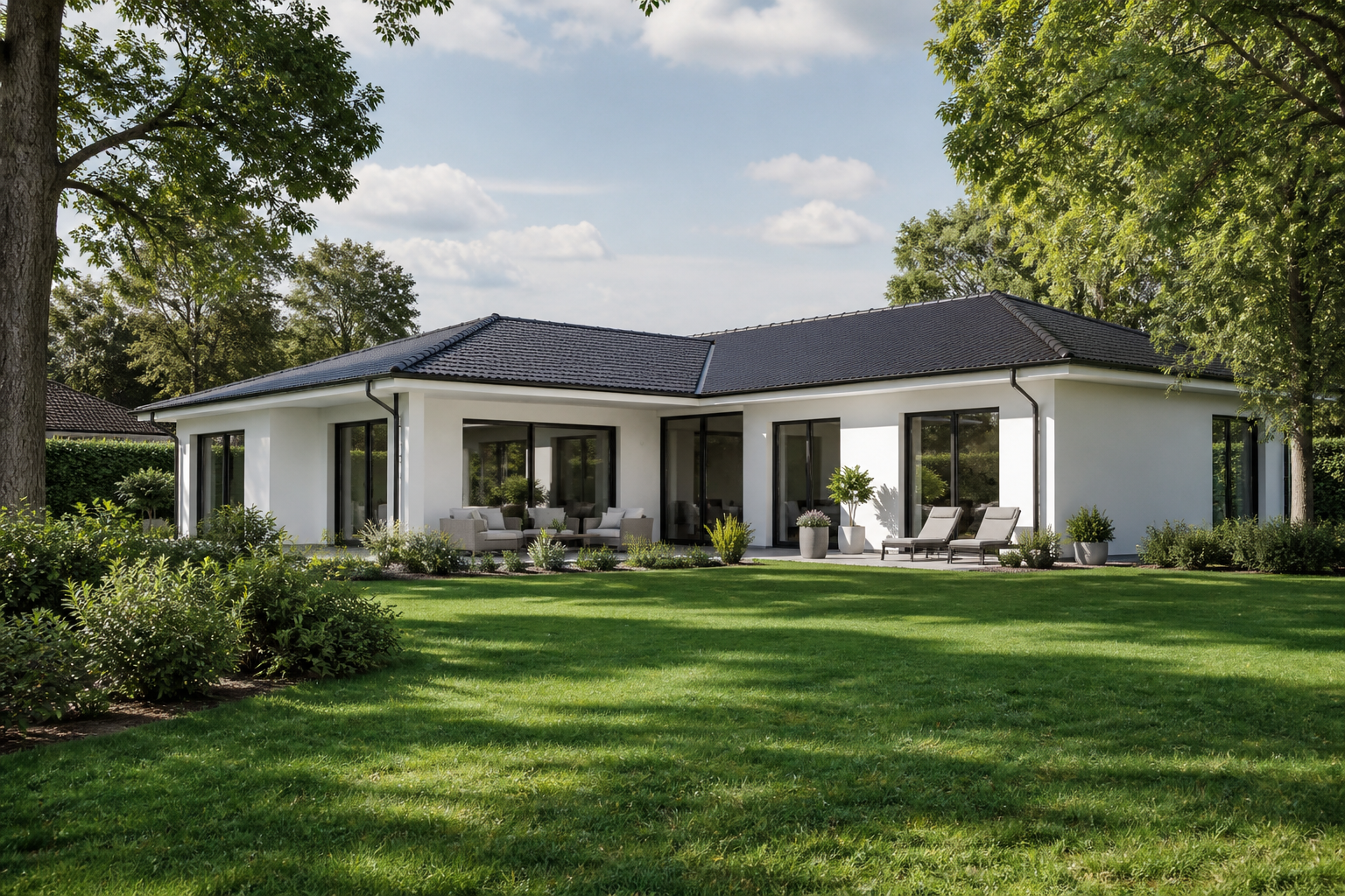 Modernes Hausdetail